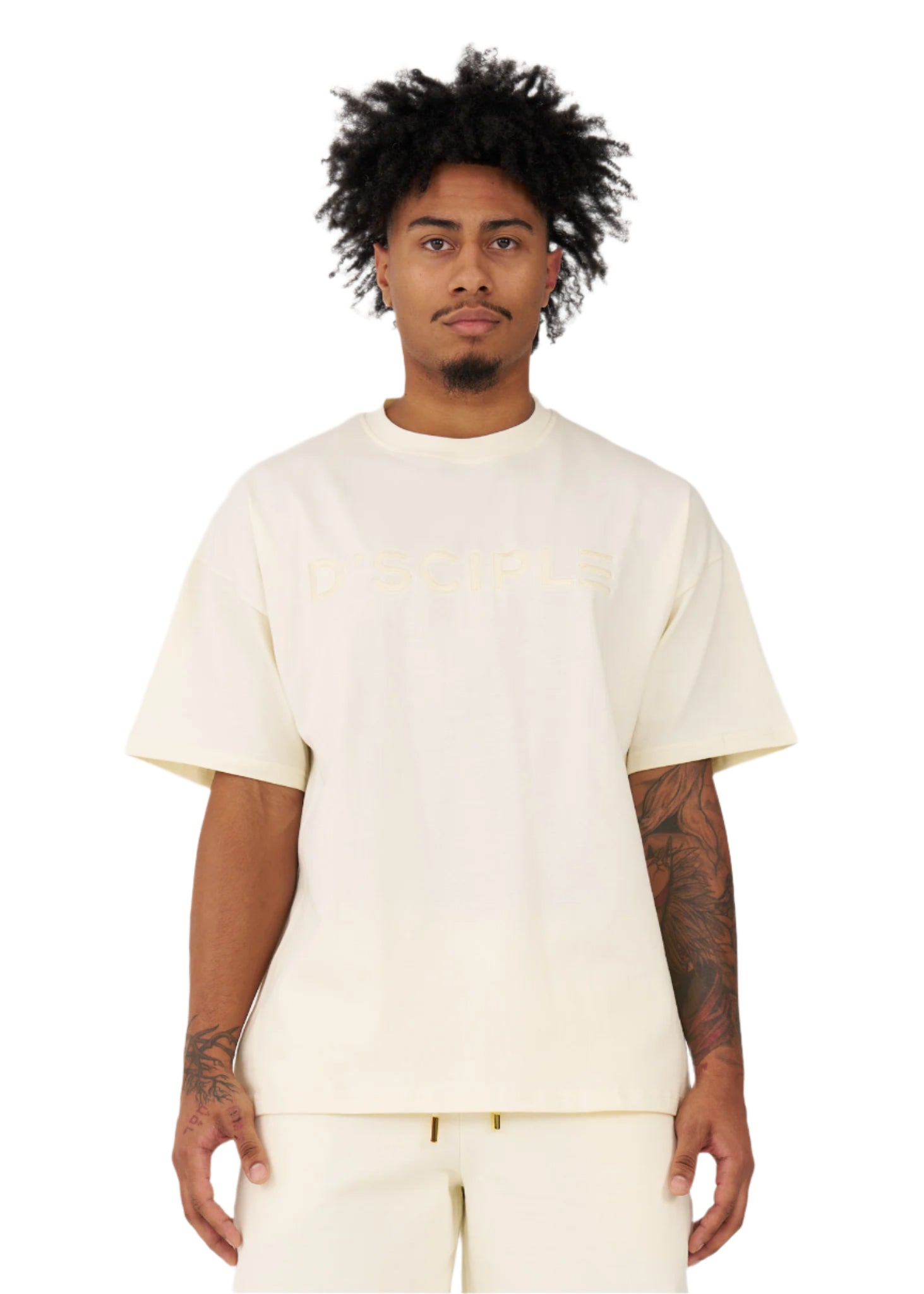 D’SCIPLE EMBROIDERED T-SHIRT
