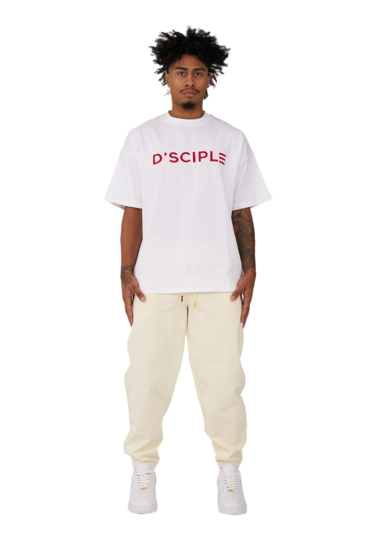 D’SCIPLE EMBROIDERED T-SHIRT