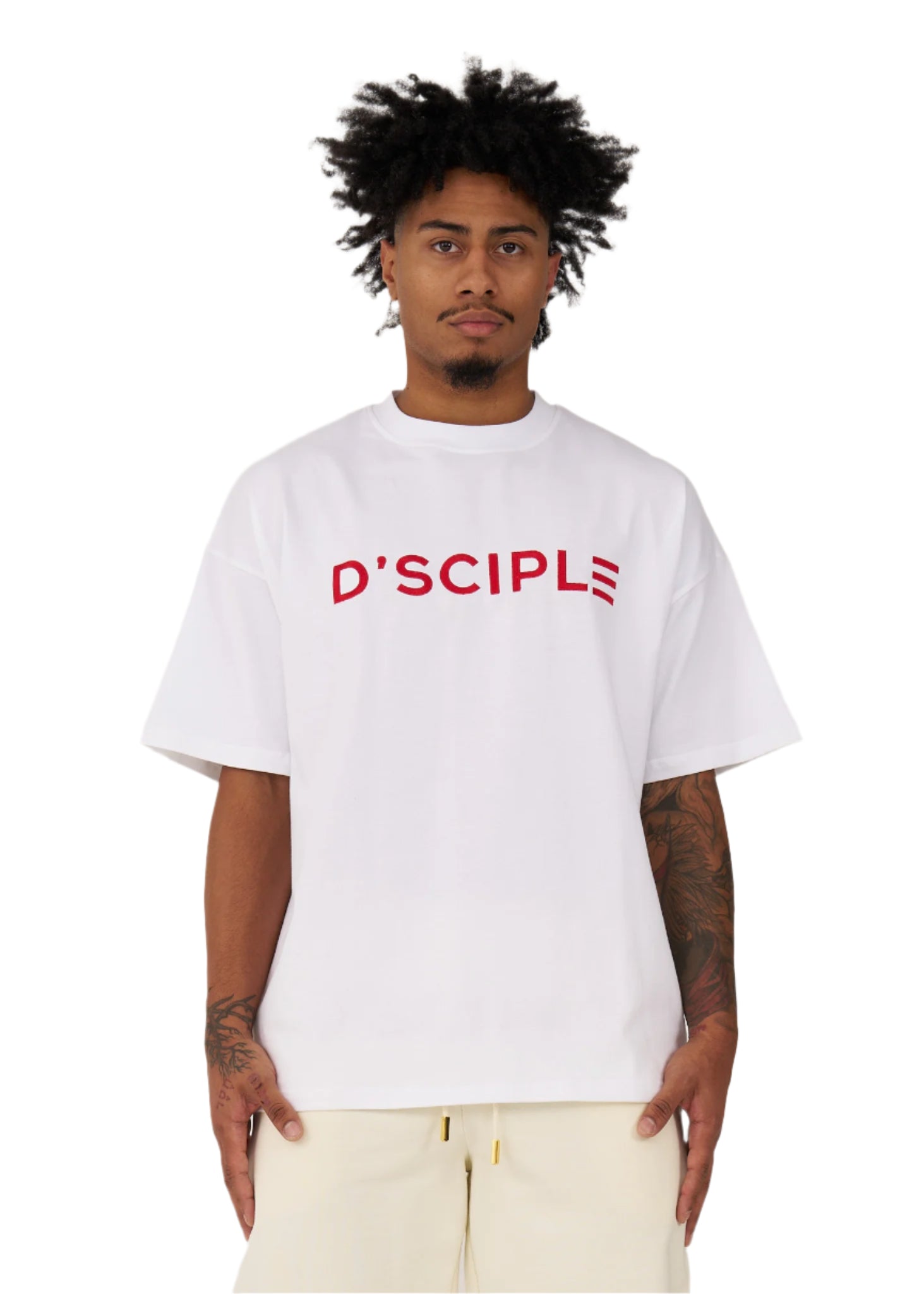 D’SCIPLE EMBROIDERED T-SHIRT